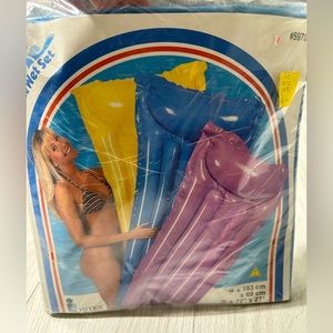 Vintage 1999‎ Intex The Wet Set Inflatable Pool Air Mat Float 72”x27” #59702